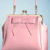 Amerikaanse Vintage Patenttas In Roze