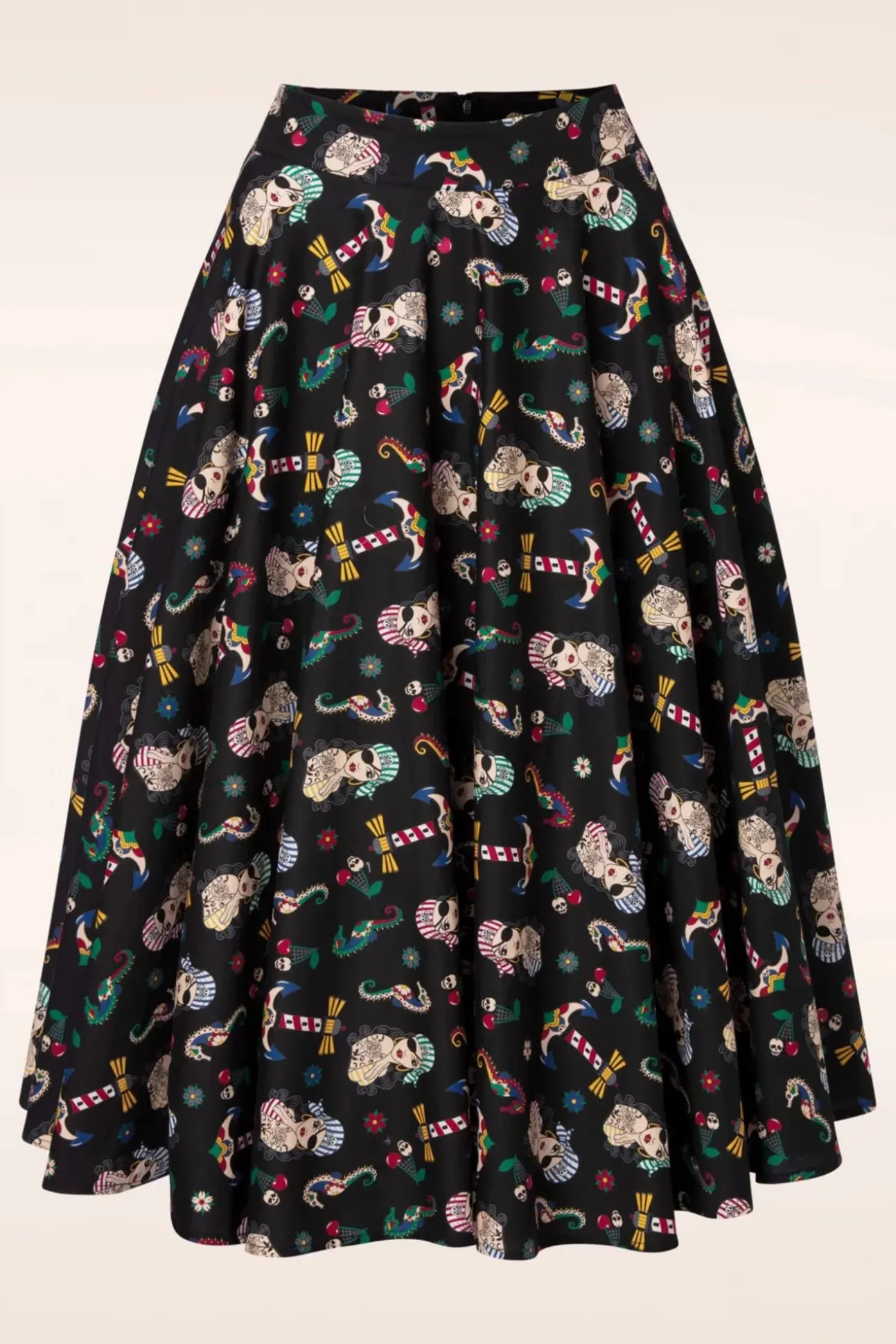Anker Pin-Up Swingrok In Zwart