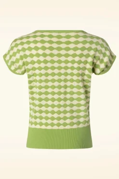 Ann Turtle Top In Macaw Groen