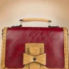 Antieke Handtas In Rood