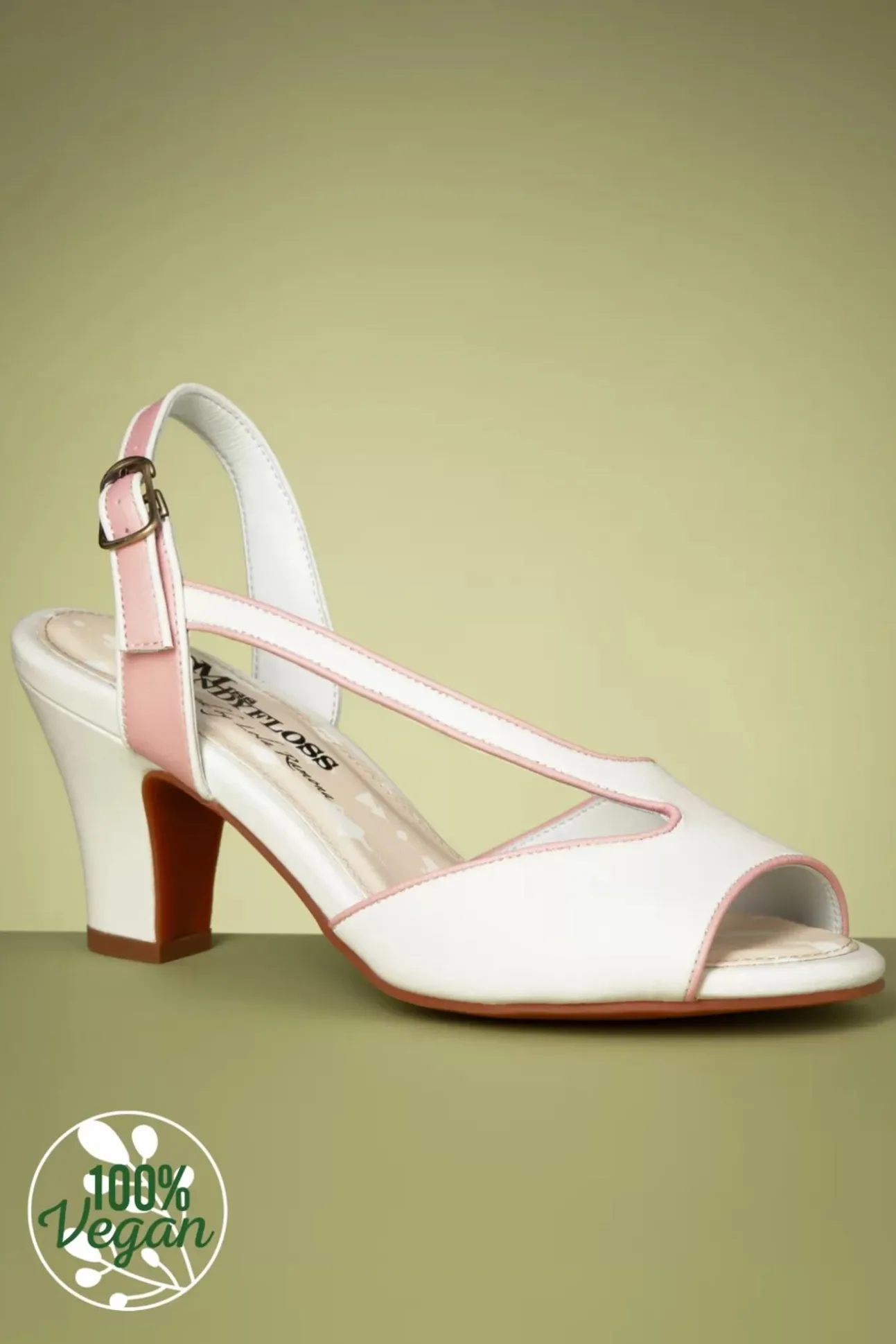 Ava Lilibeth Sandalen In Whisper White En Pearl Blush