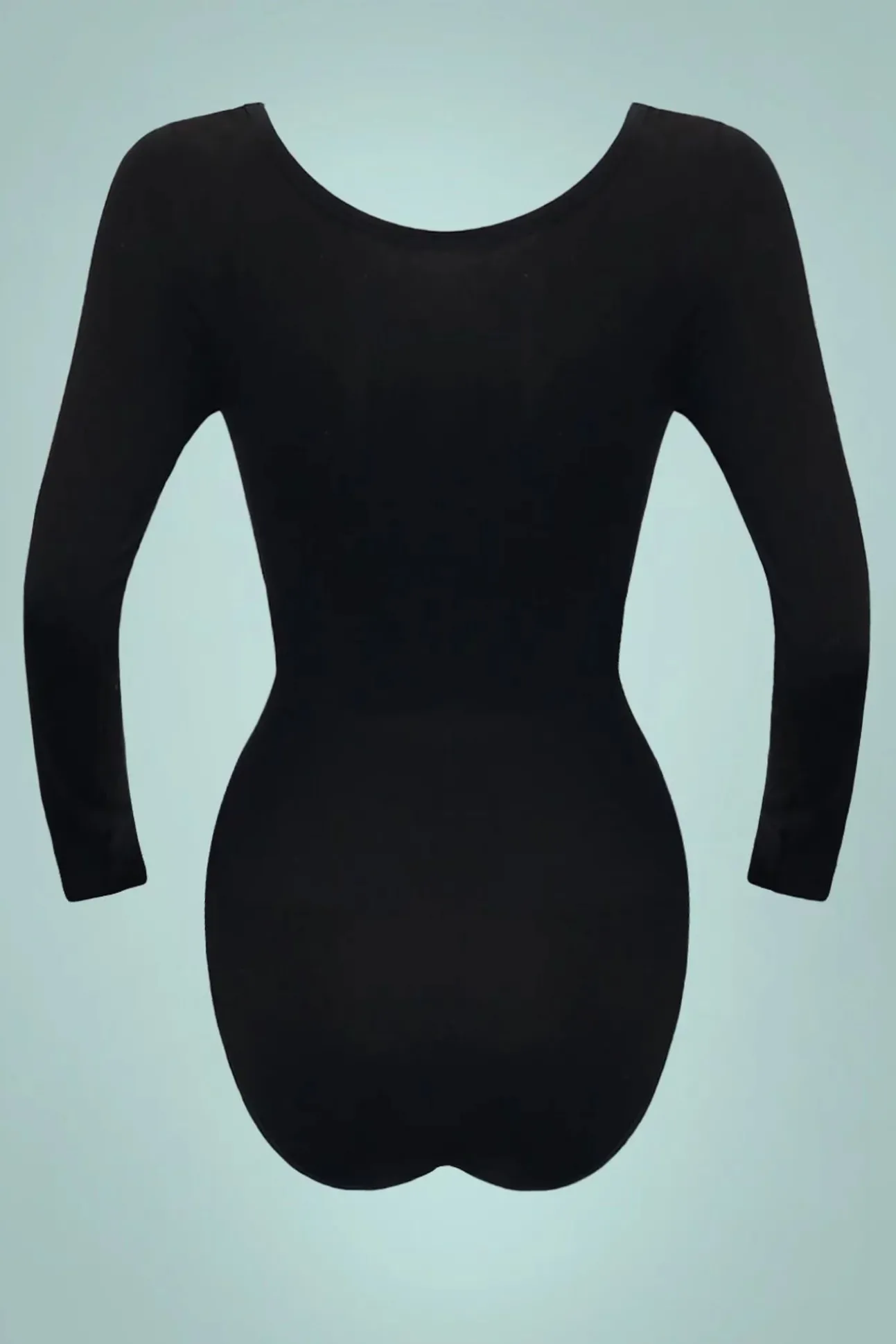 Bamboe Bodysuit In Zwart