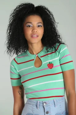 Berry Cute Top In Mint