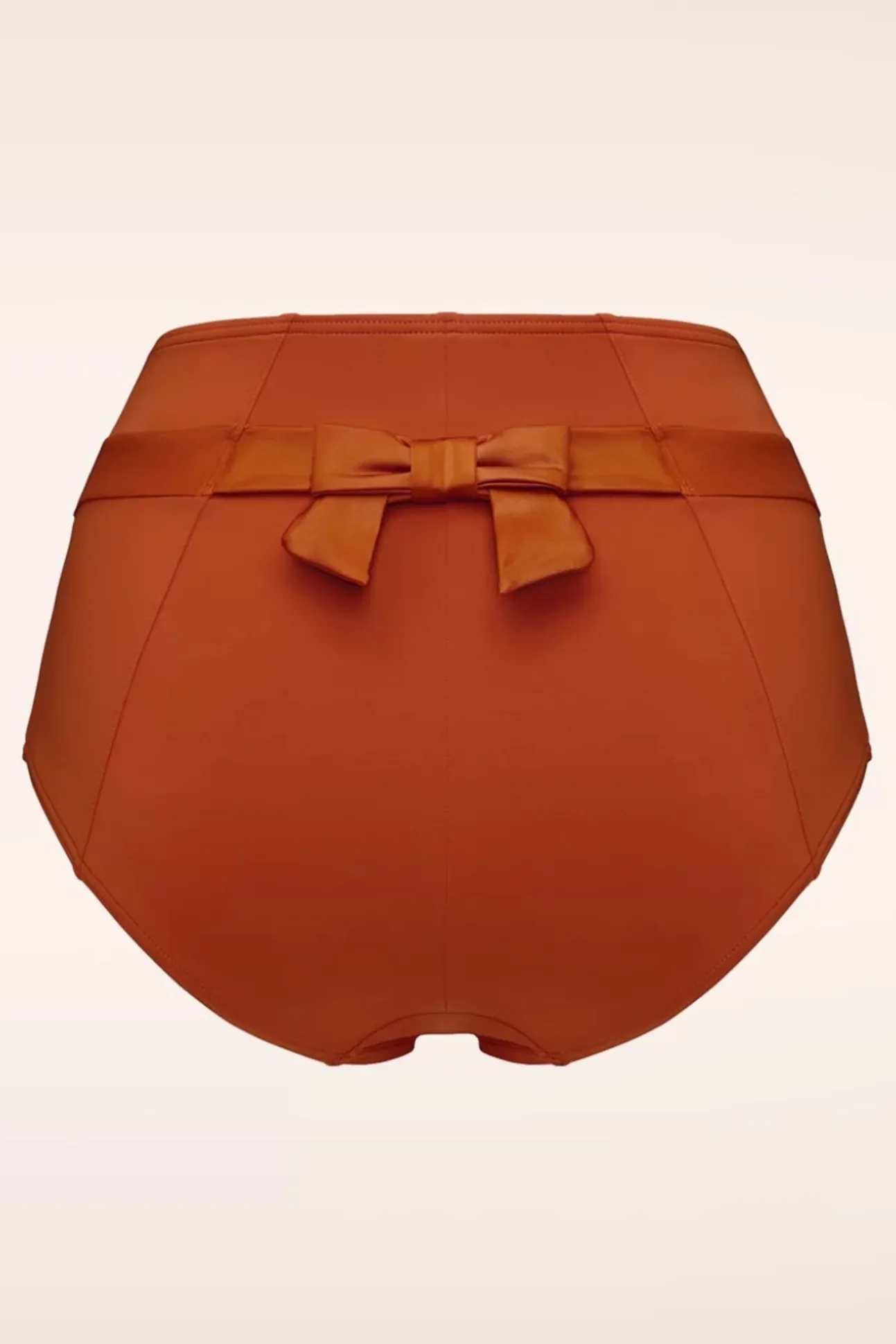 Cache Coeur High Waist Bikini Broekje In Roest Oranje