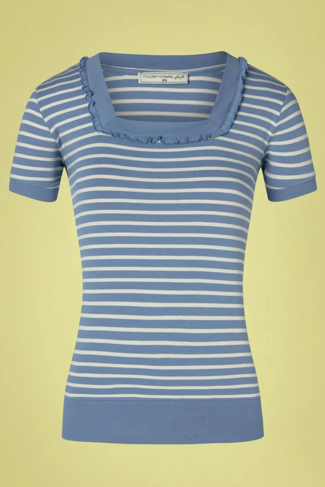 Call Me Again Gestreepte Top In Blauw