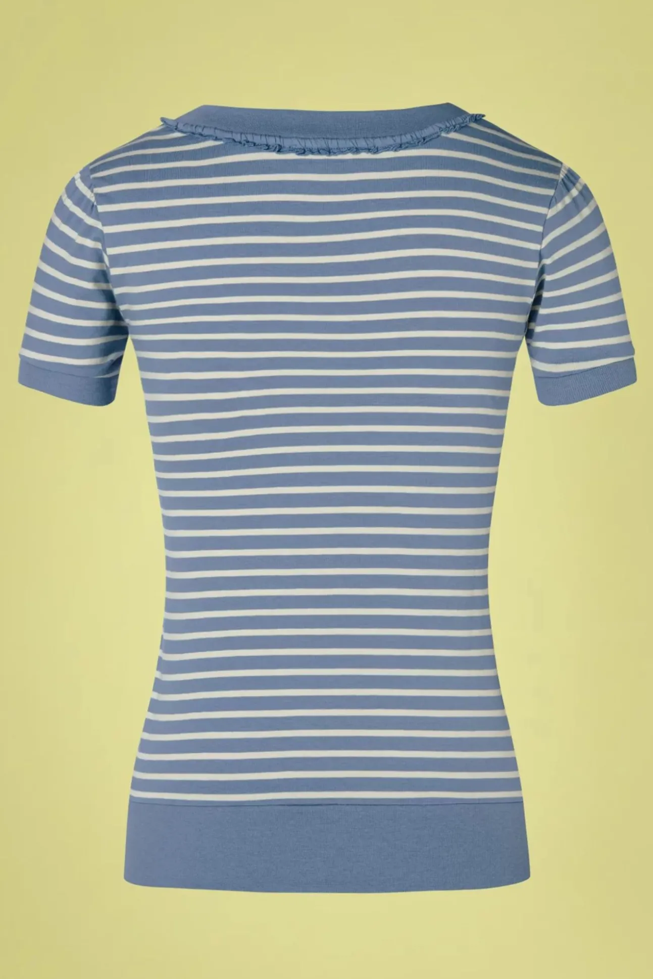 Call Me Again Gestreepte Top In Blauw