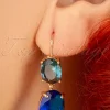 Carol Oorbellen In Goud En Blauw