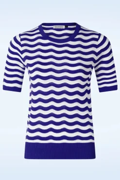 Catching Waves Jumper In Blauw