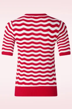 Catching Waves Jumper In Rood