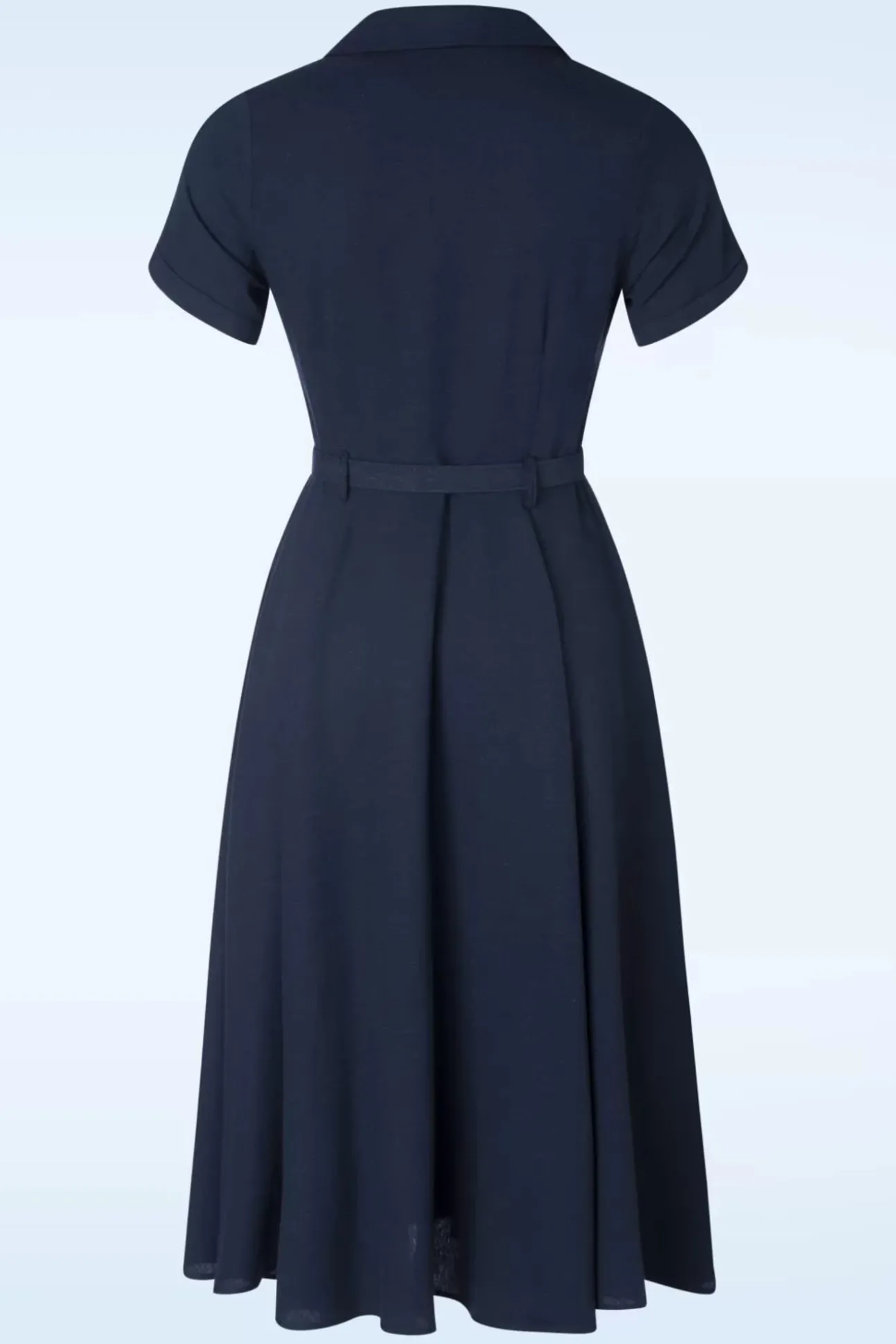 Caterina Swing Jurk In Marineblauw
