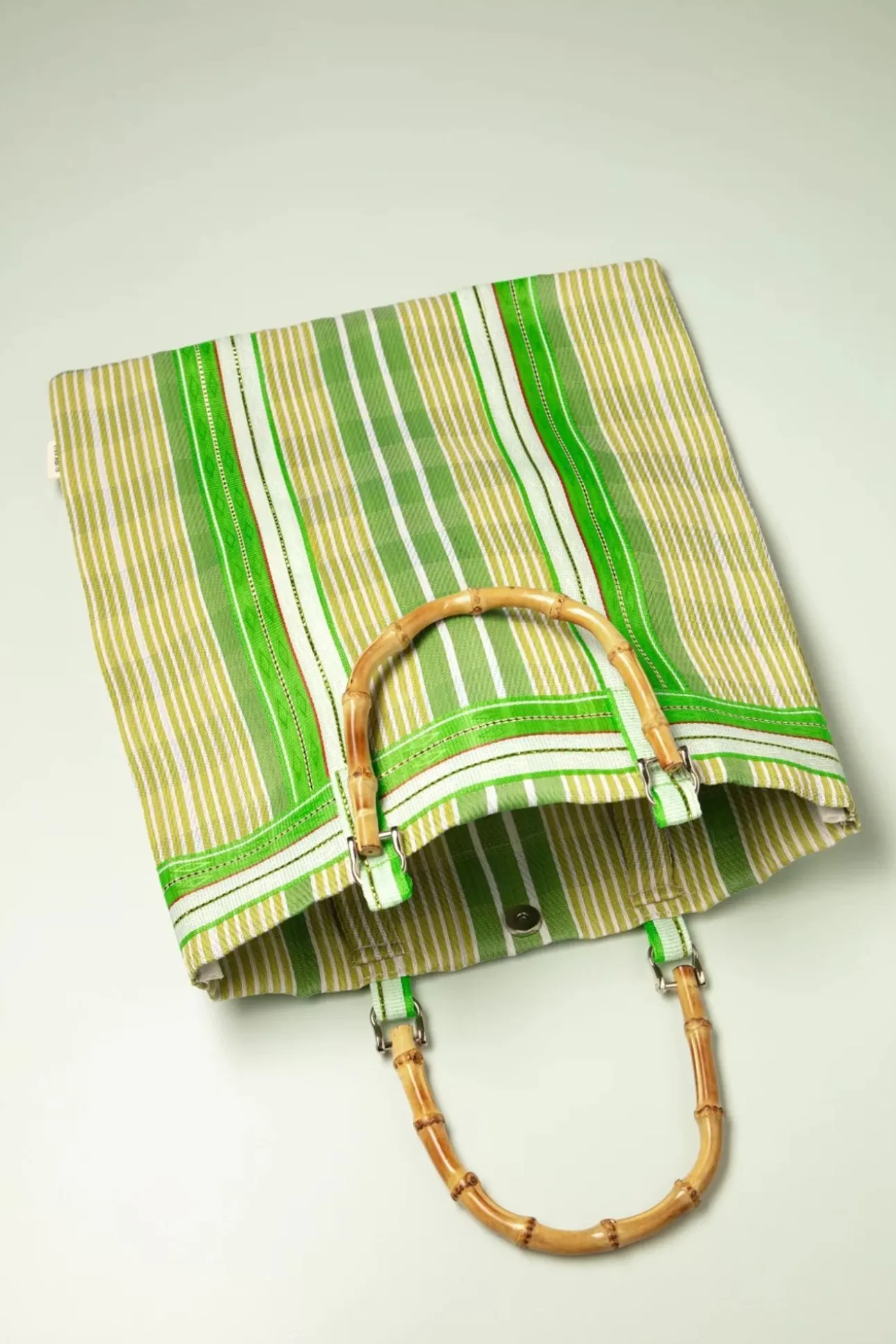Club Tropicana Shopper Tas In Acid Groen