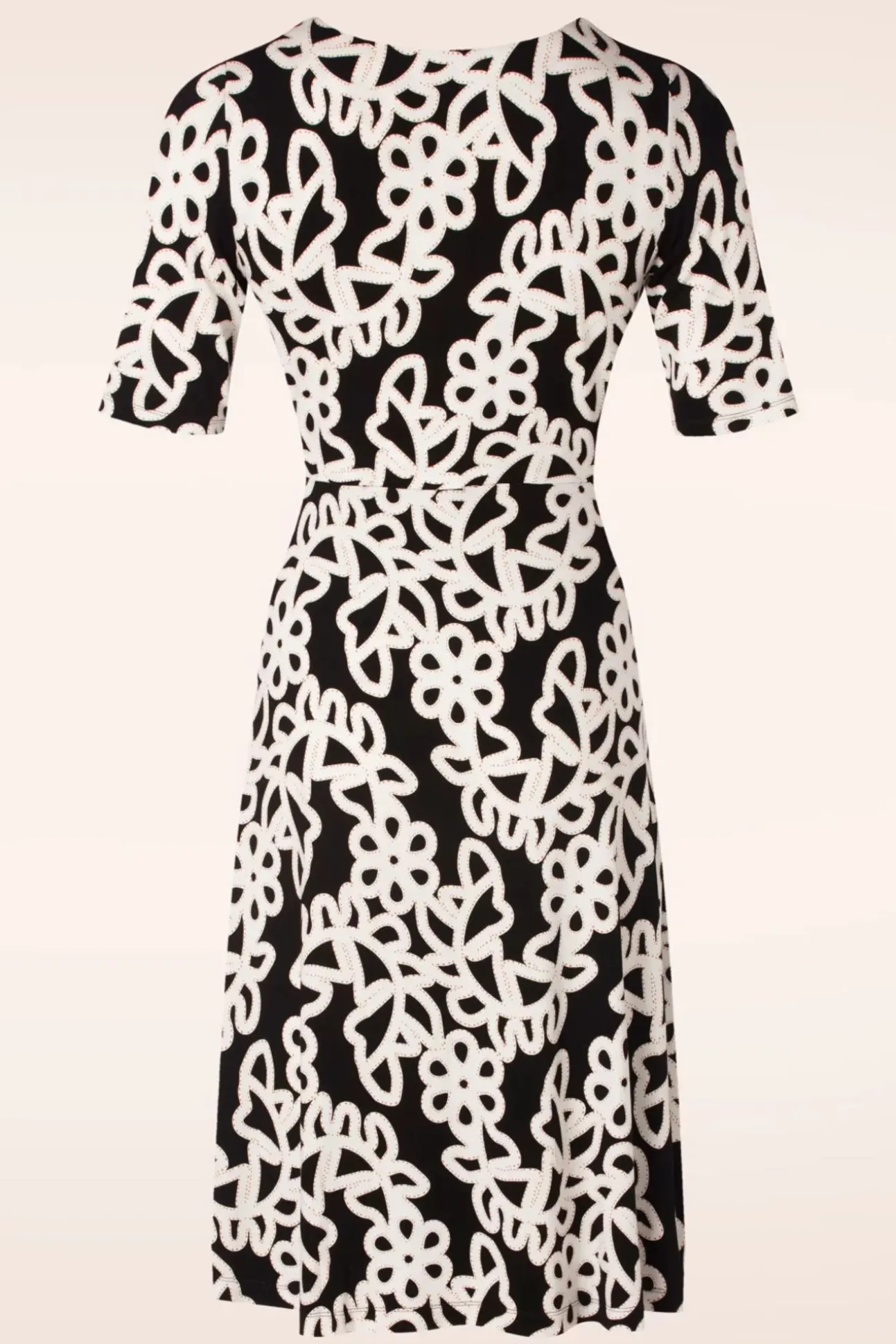 Colette Geknoopte Jurk In Zwart