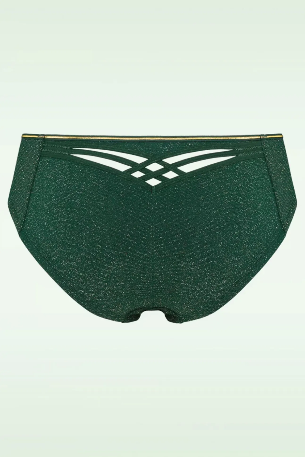 Dame De Paris Slip In Groen En Goud