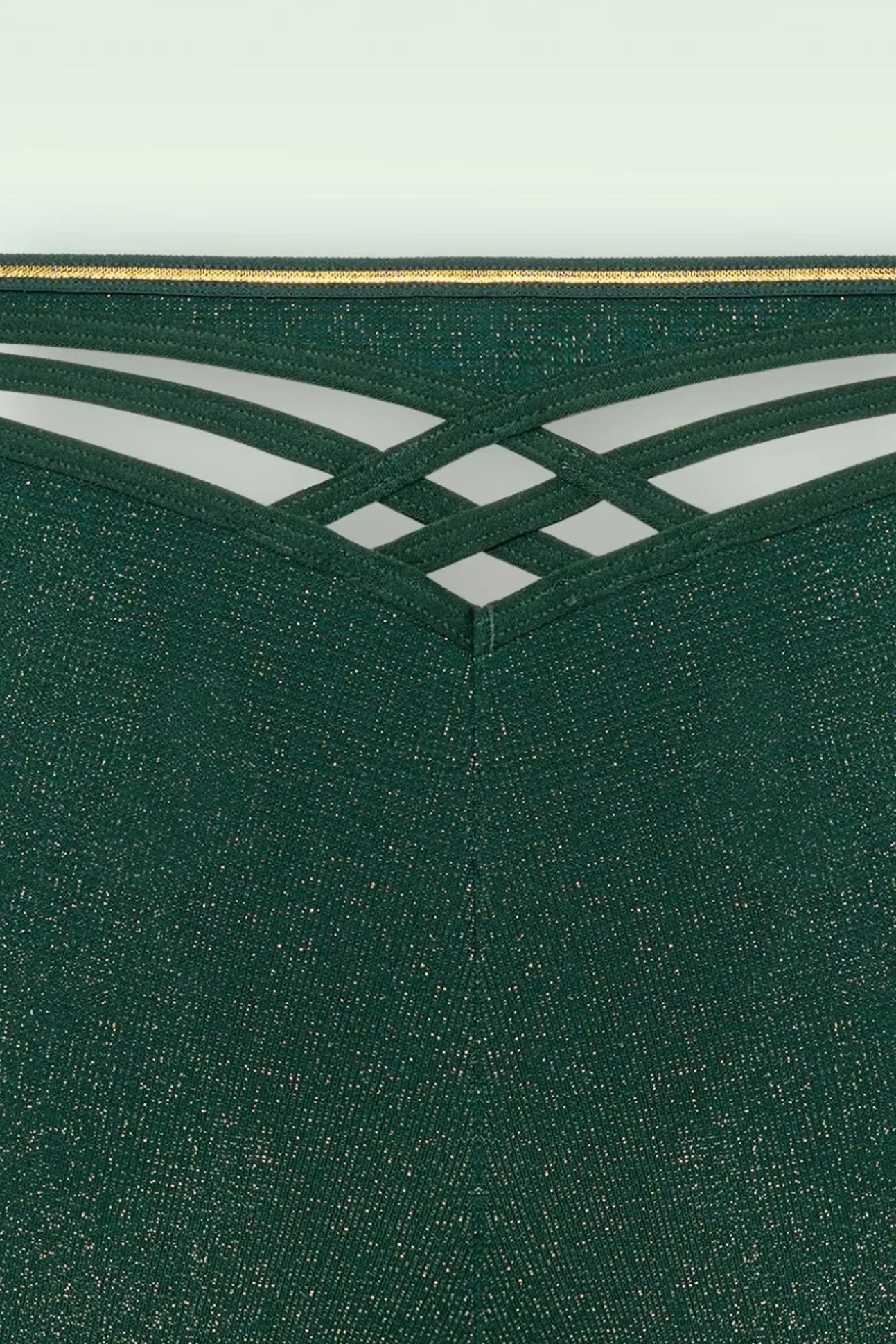 Dame De Paris Slip In Groen En Goud