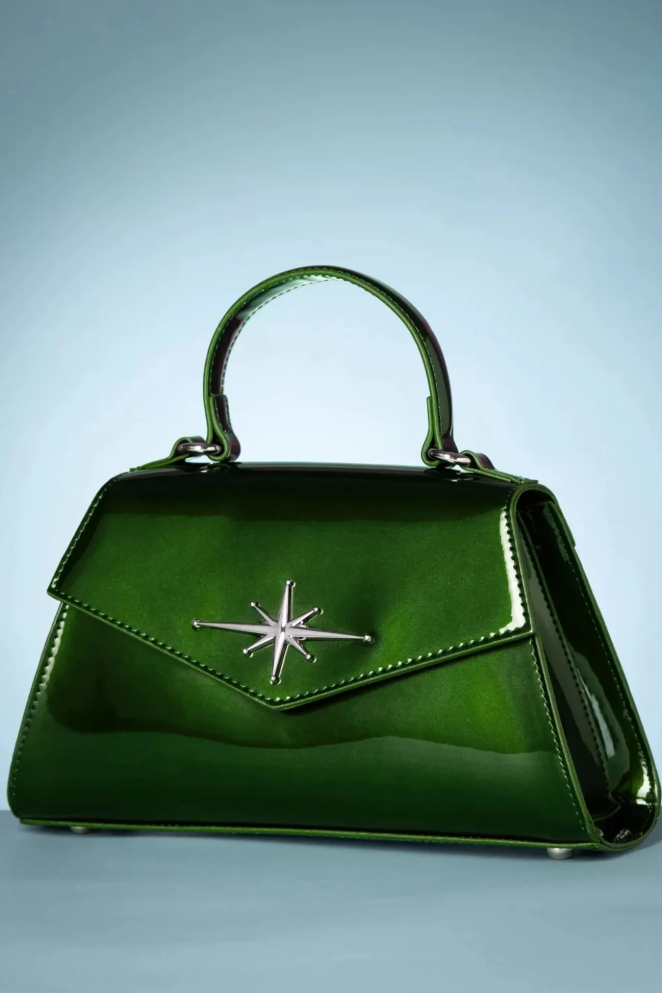 Dance The Night Away Handtas In Metallic Groen