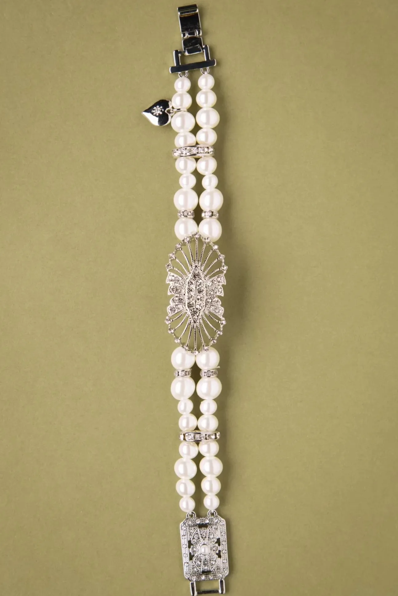 Deco Parel Armband In Ivoor