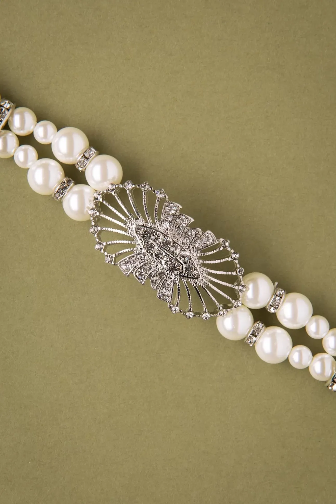 Deco Parel Armband In Ivoor