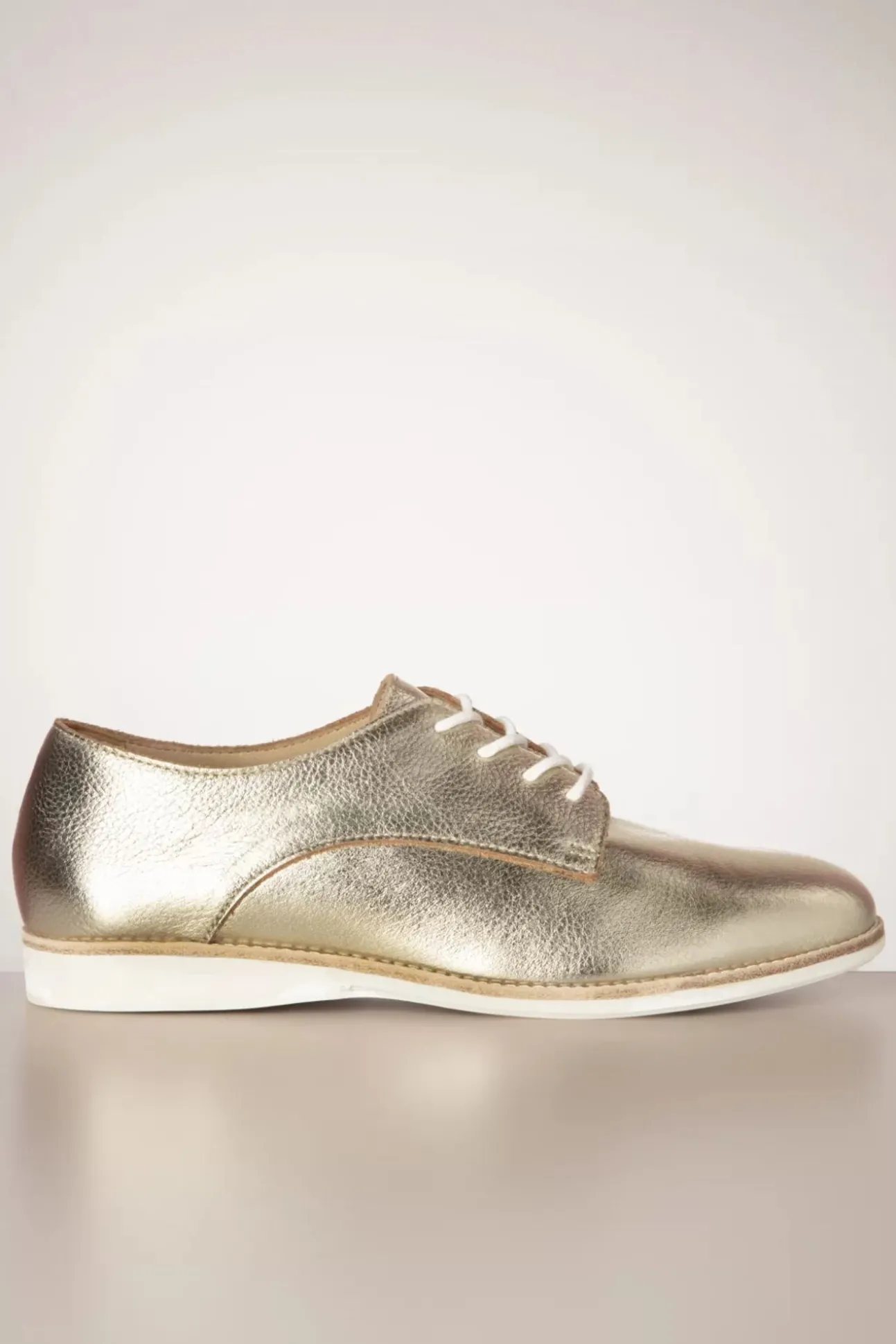 Derby Super Soft Schoenen In Lichtgoud