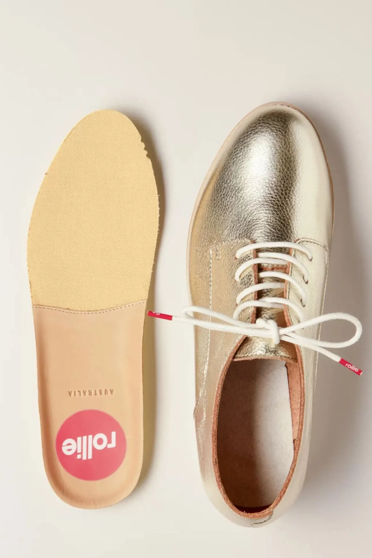 Derby Super Soft Schoenen In Lichtgoud