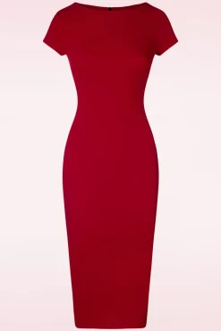 Effen Jurk In Rood