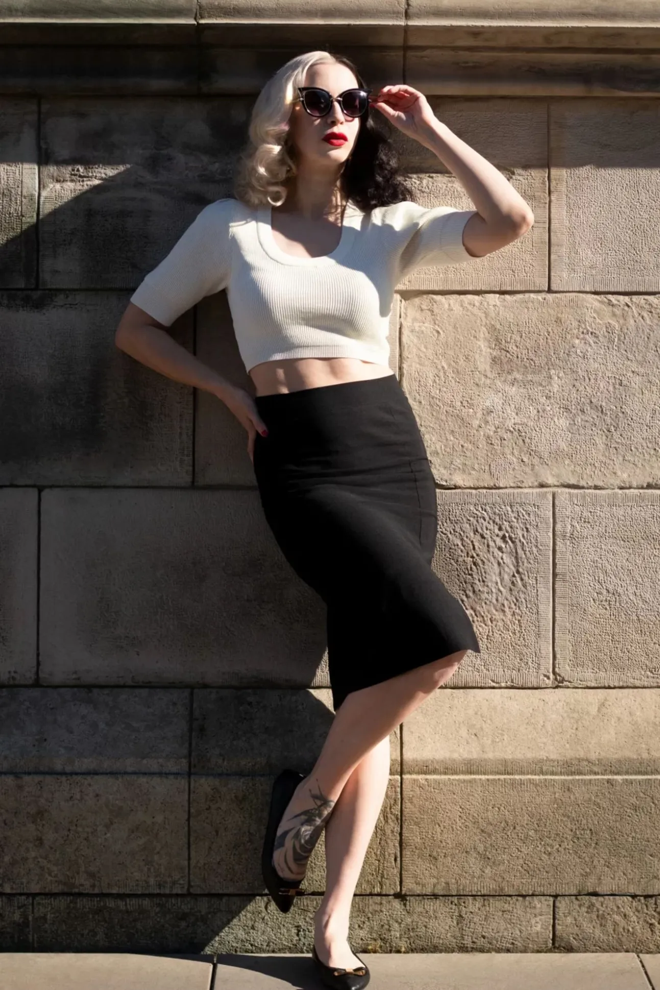 Eleonora Pencilrok In Zwart