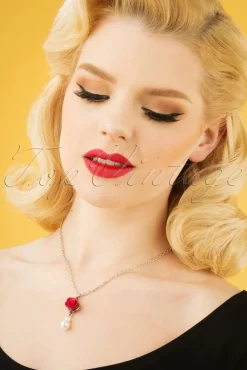 Emma Rose Parelketting In Rood