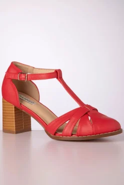 Fancy Footwork Pumps In Rood