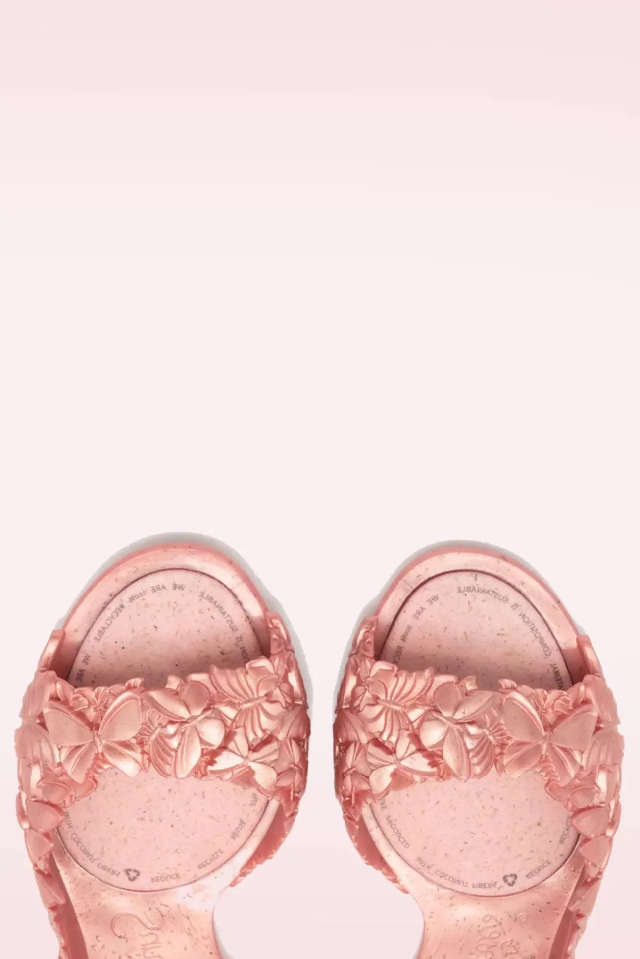 Flexi Butterfly Flipflop Sandaaltjes In Glossy Roze