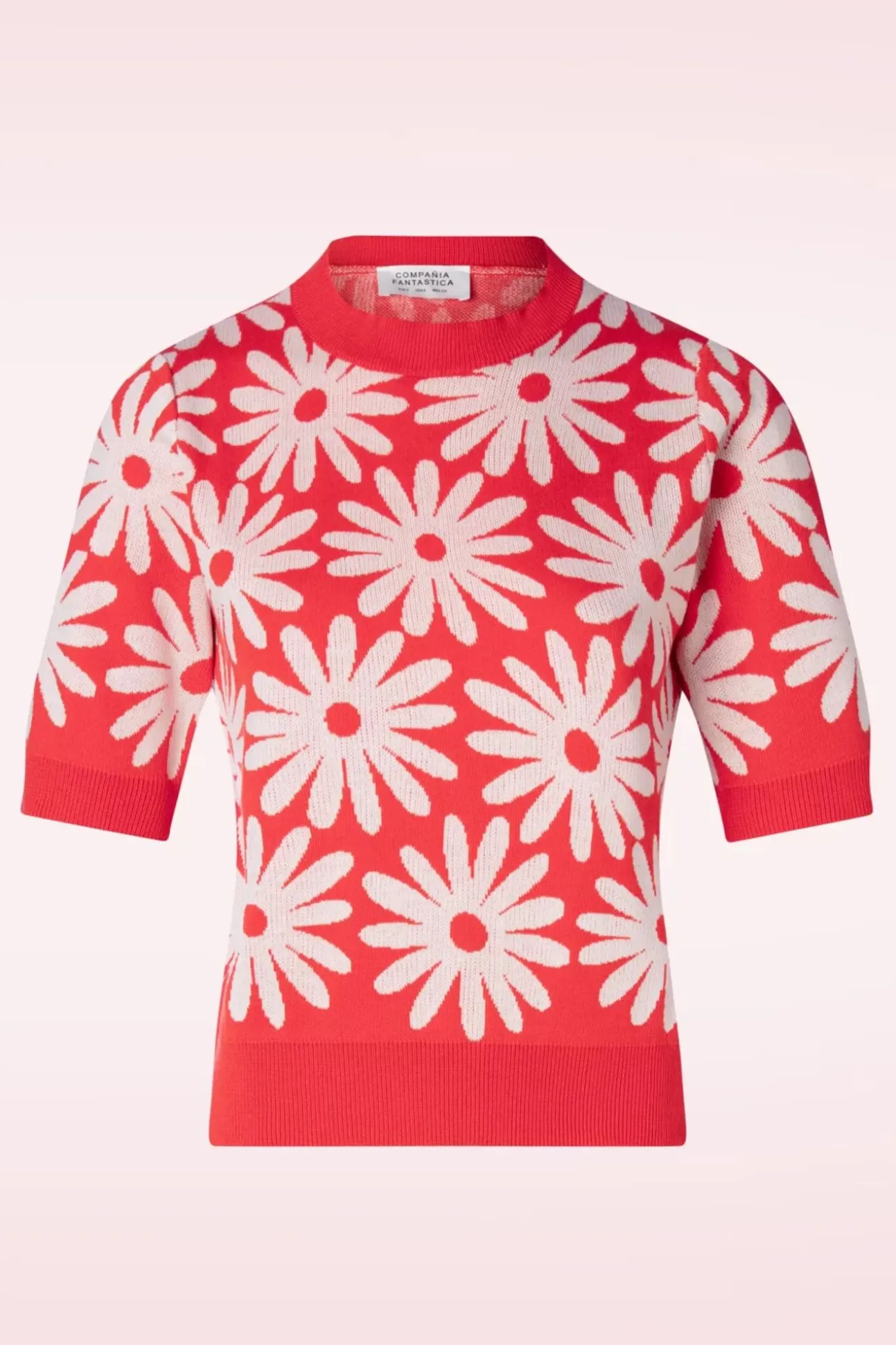 Freya Flower Jumper In Rood