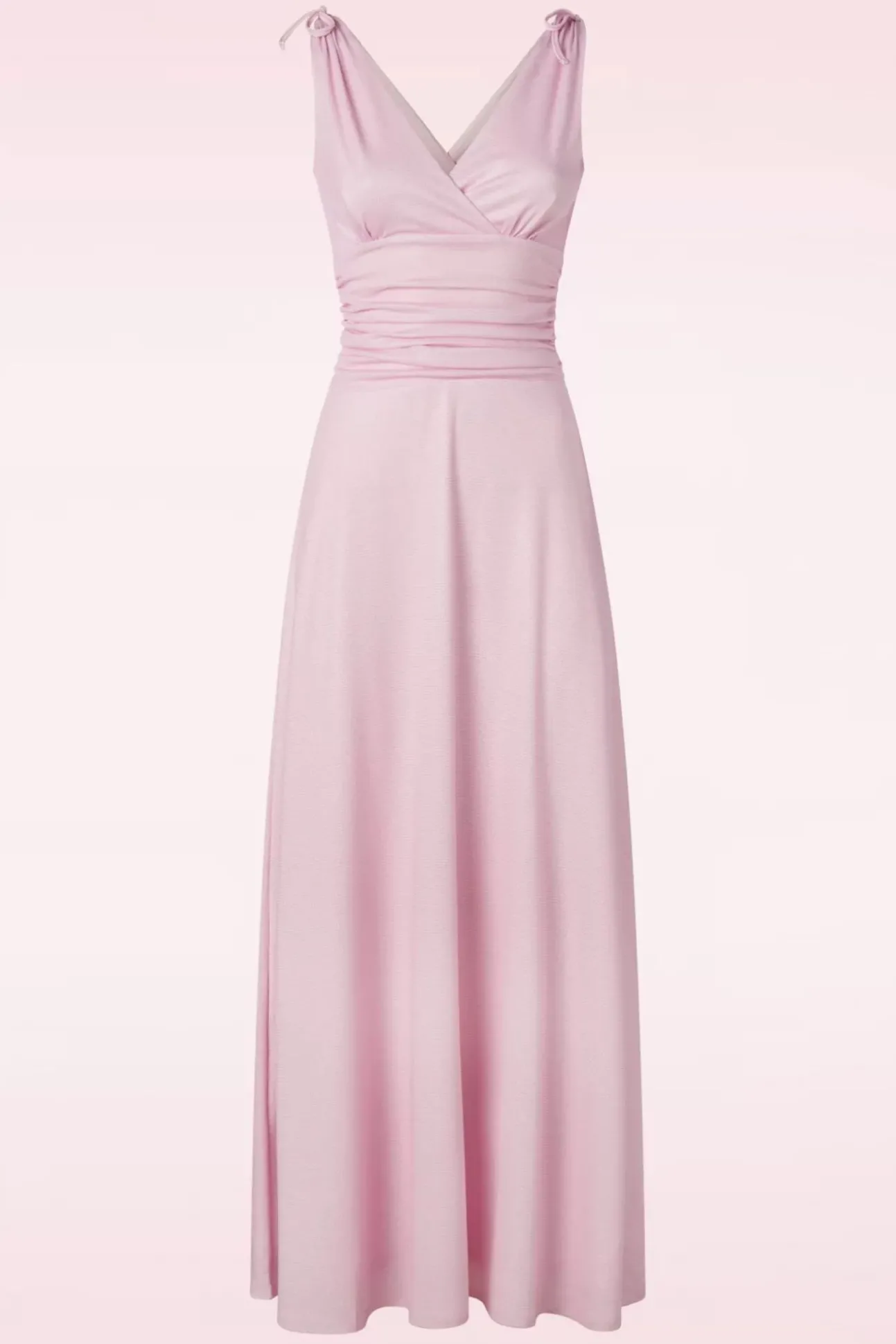 Grecian Glitter Maxi Jurk In Rose Shadow