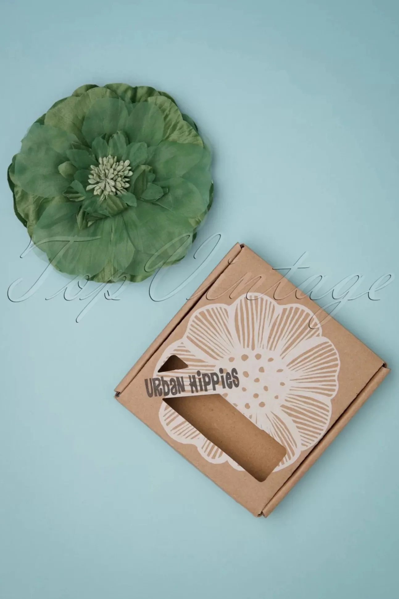 Grote Bloemcorsage In Weidegroen