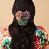 Haarbloemenset In Waterkers, Lingerie Roze En Distel