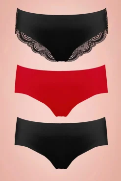 Holiday Hipster Gift Pack In Zwart En Rood