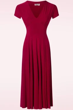 Isabella Swing Jurk In Rood