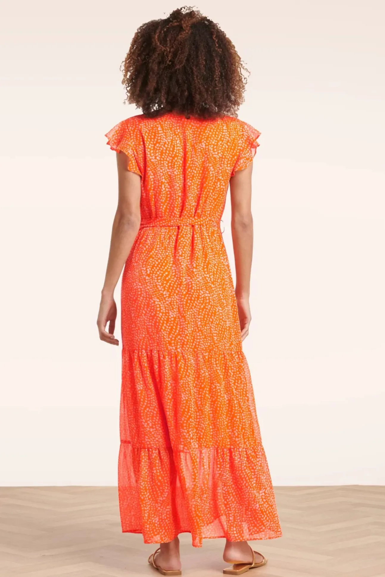 Ivy Maxi Jurk In Oranje