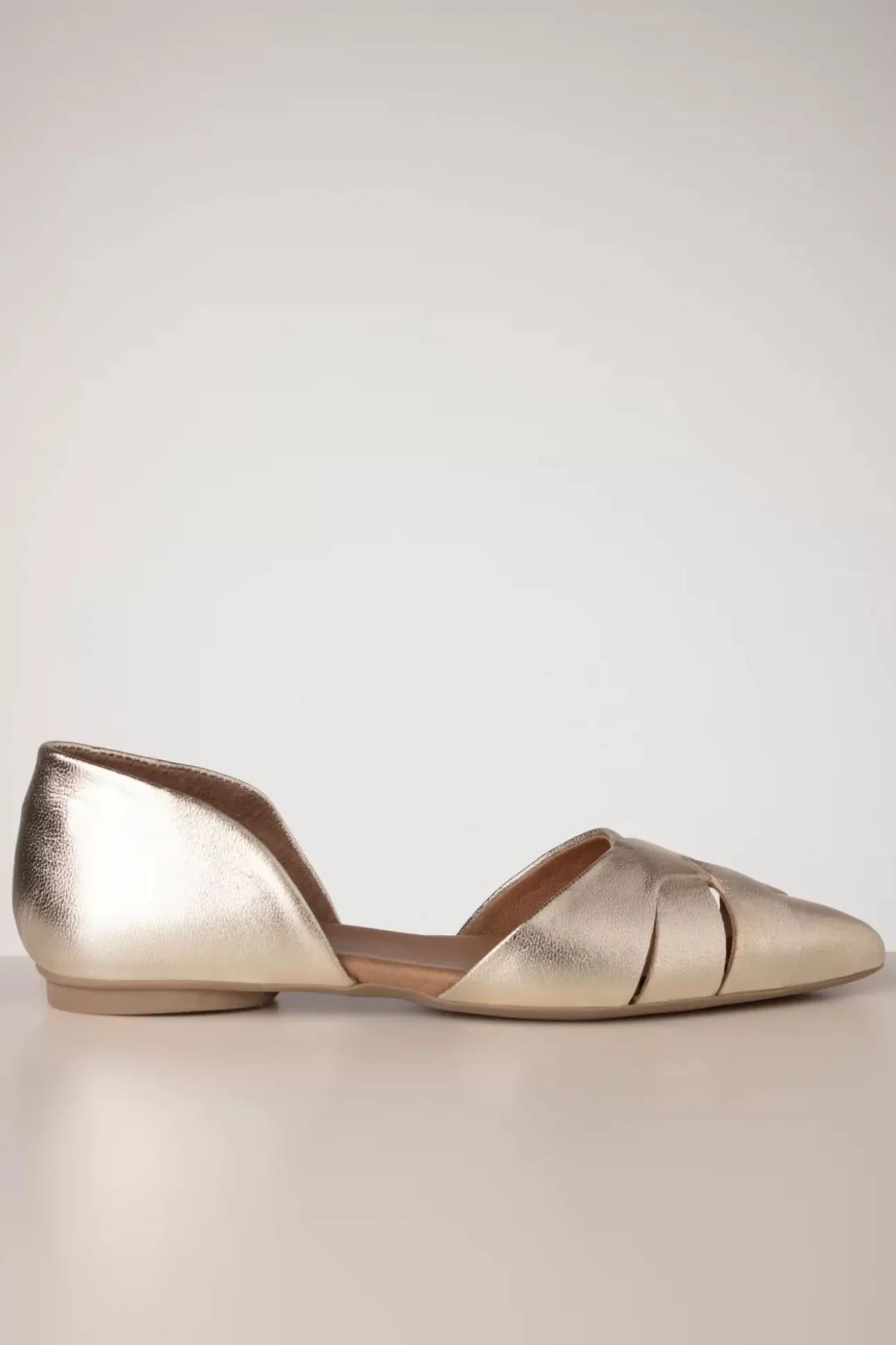 Jade Ballerina In Goud Metallic