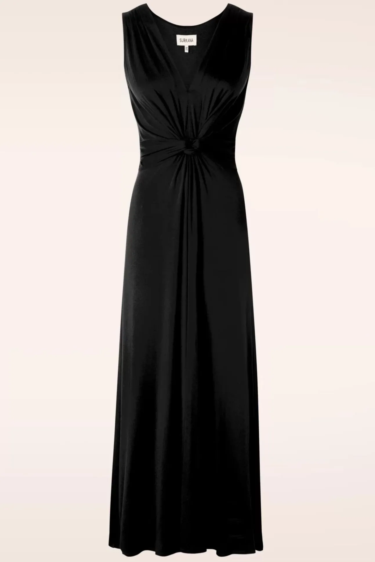 Jasmine Maxi Jurk In Zwart