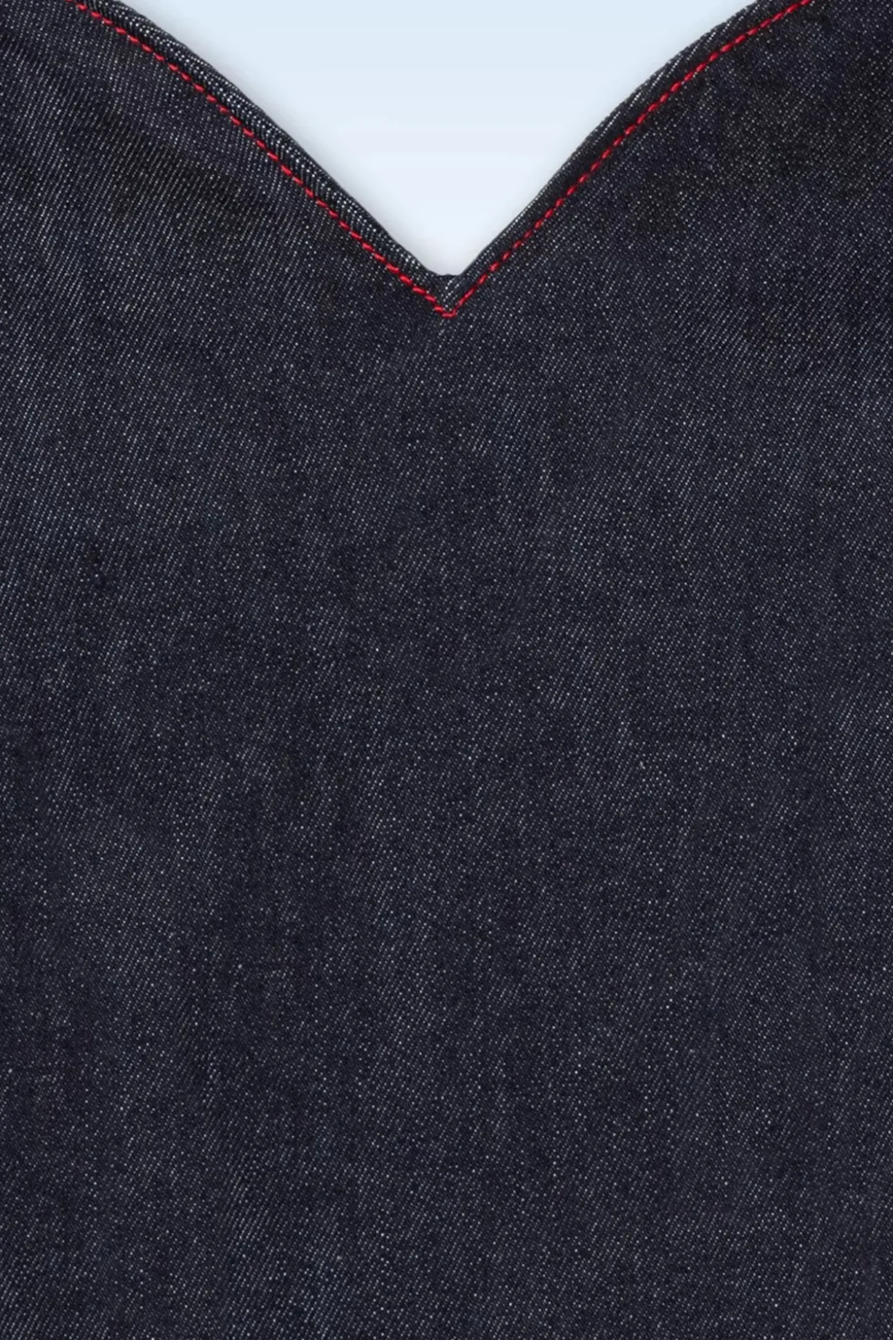 Jenna Pencil Jurk In Donker Denim