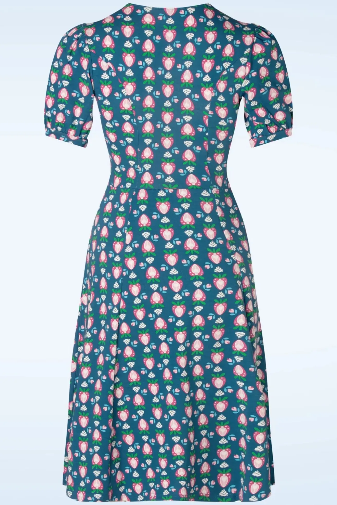 Joyful Heart Jurk In Strawberry And Kiss