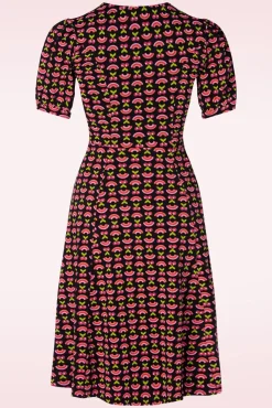 Joyful Heart Jurk In Tutti Frutti Rainbow Dance