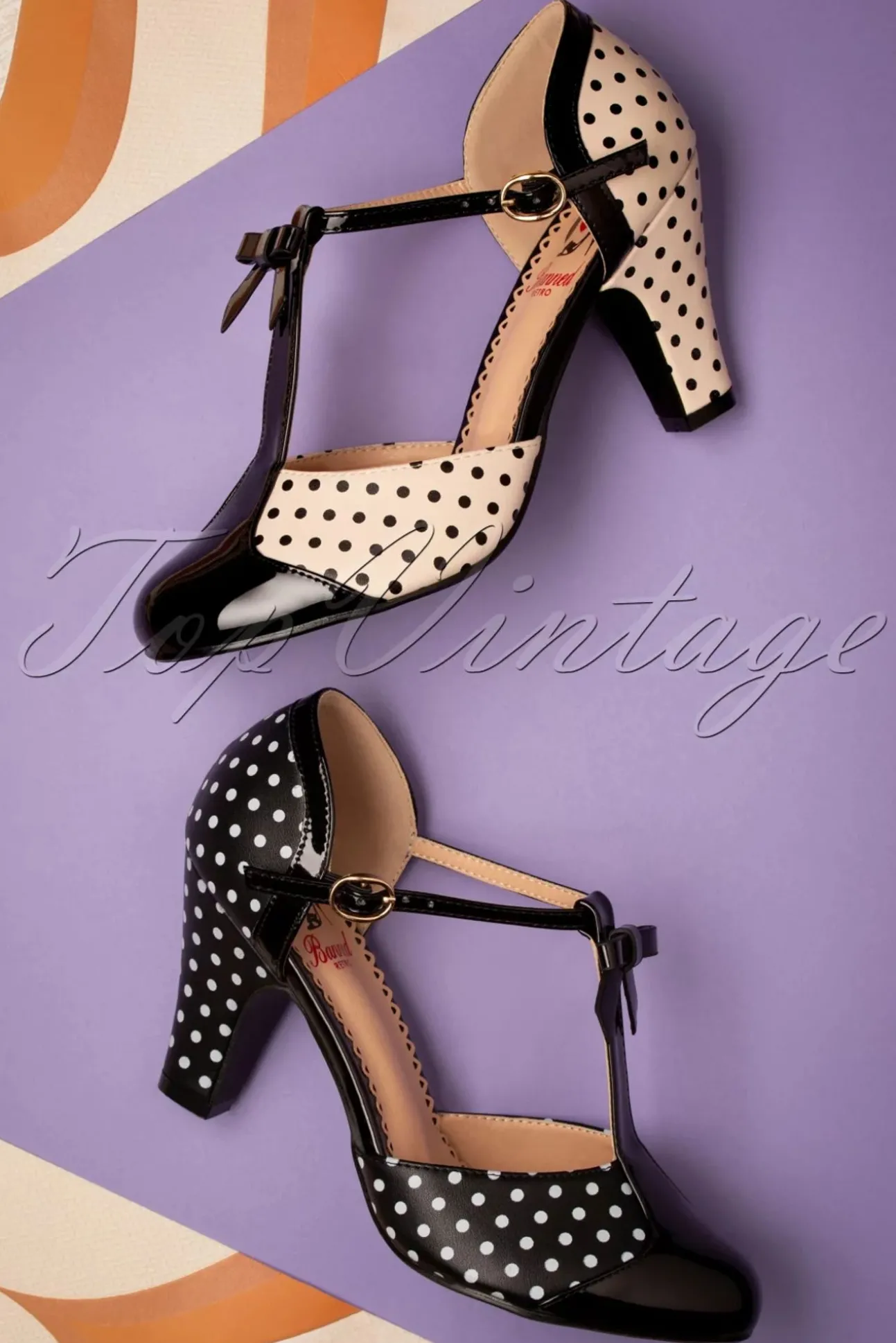 Kelly Lee T-Strap Pumps In Zwart
