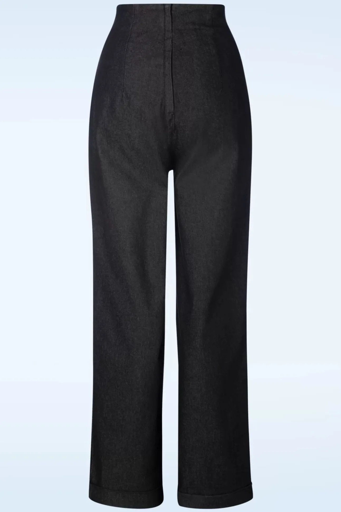 Kiki-Lea High Waisted Jeans In Zwart