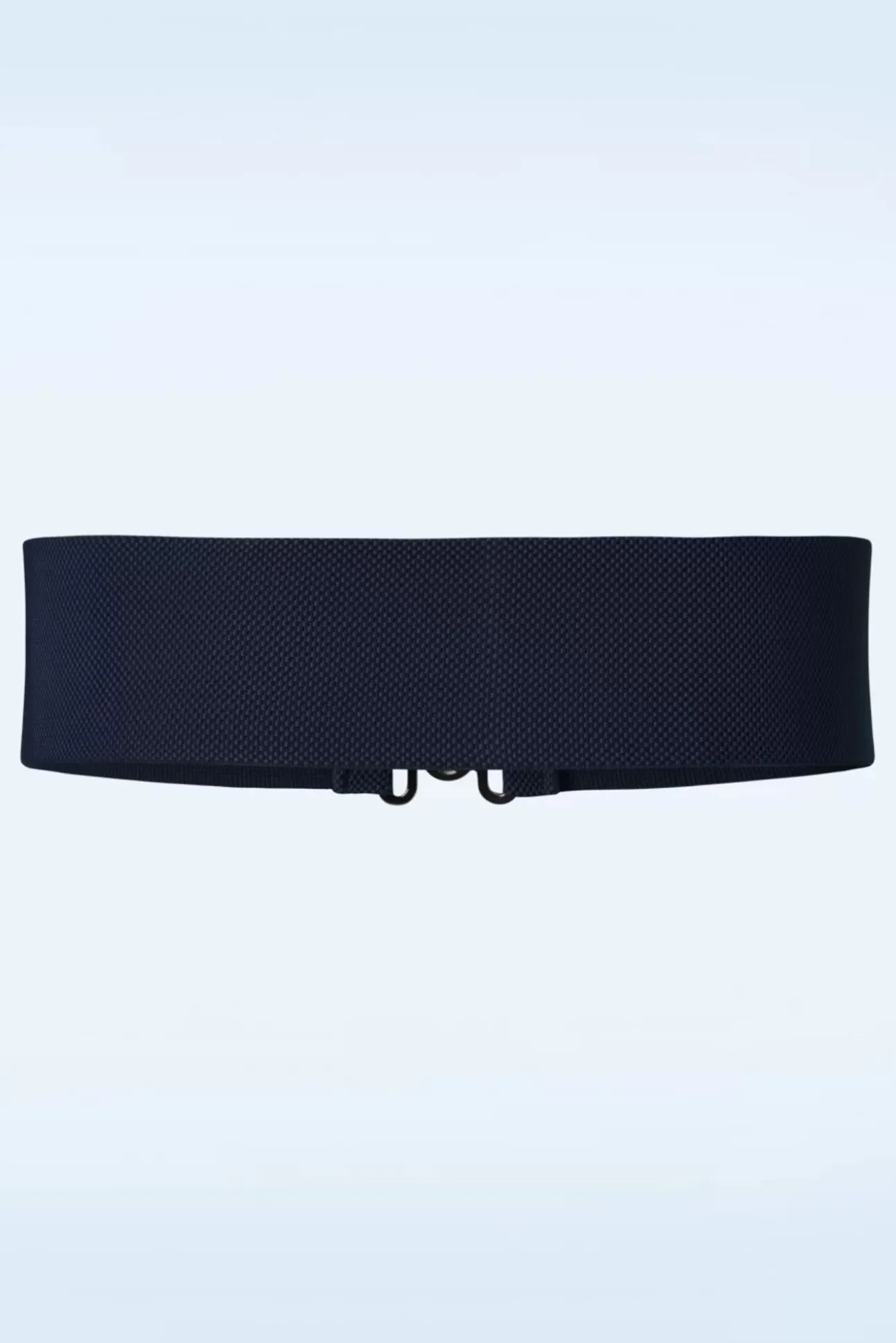 Lauren Retro Stretchriem In Marineblauw