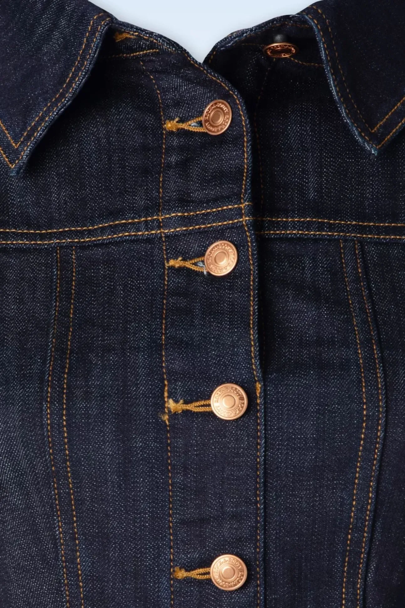 Lauren Swing Jurk In Donkerdenim