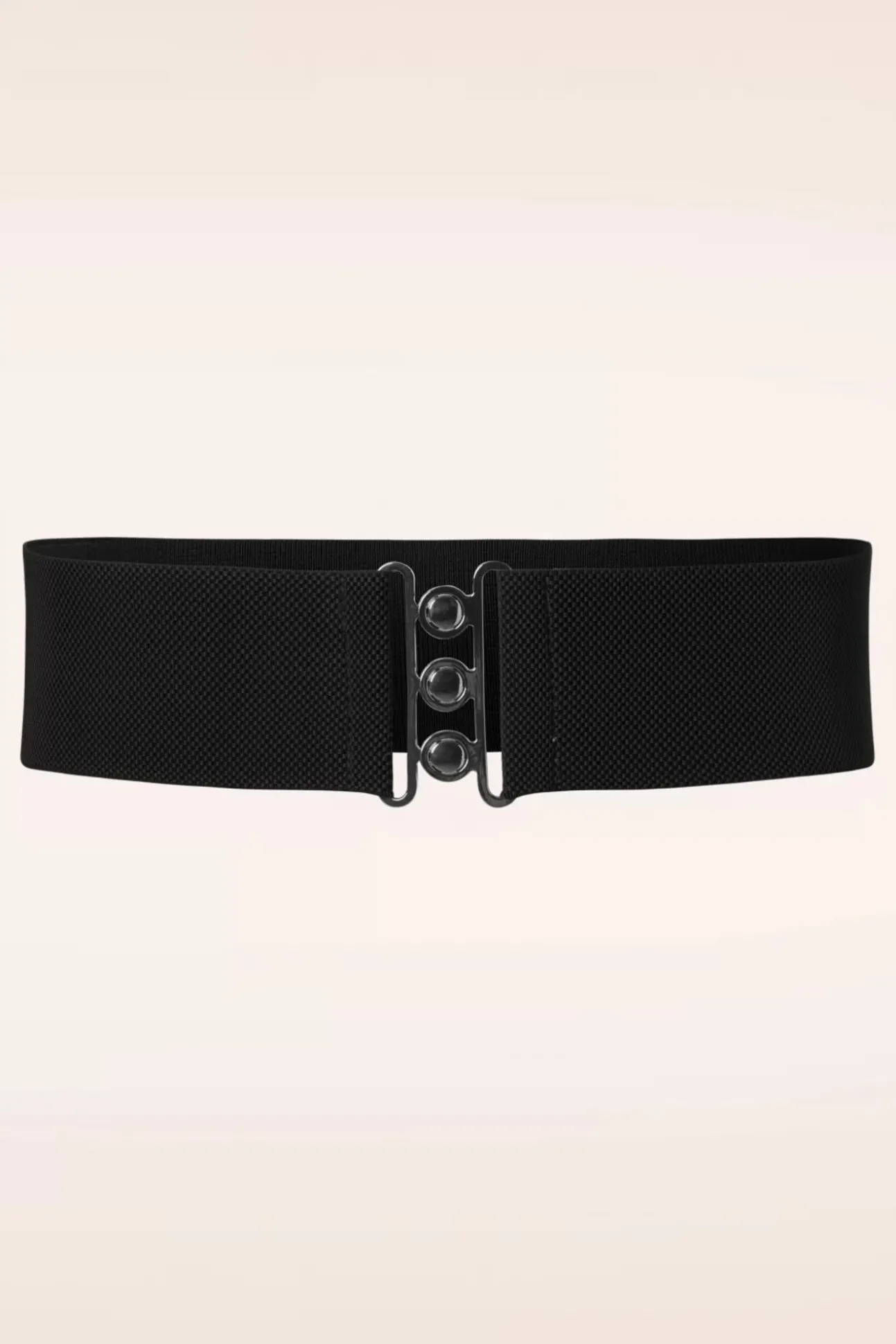 Lauren Vintage Stretchriem In Zwart