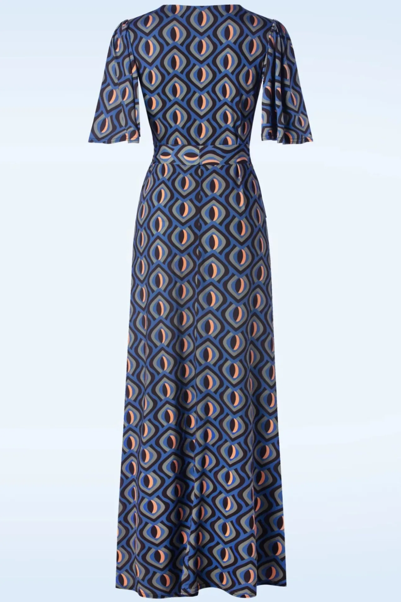 Laurie Maxi Jurk In Blauw