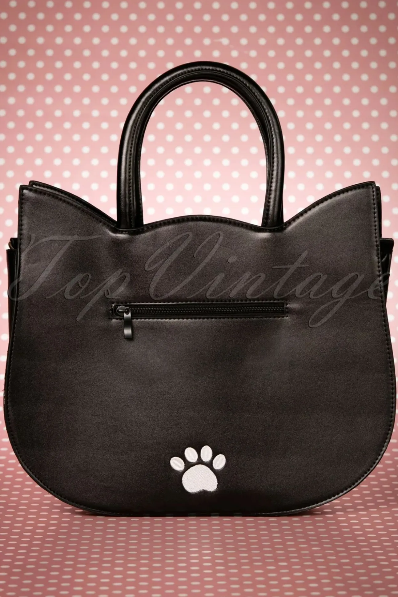 Lizzy De Big Eyed Cat Tas In Zwart