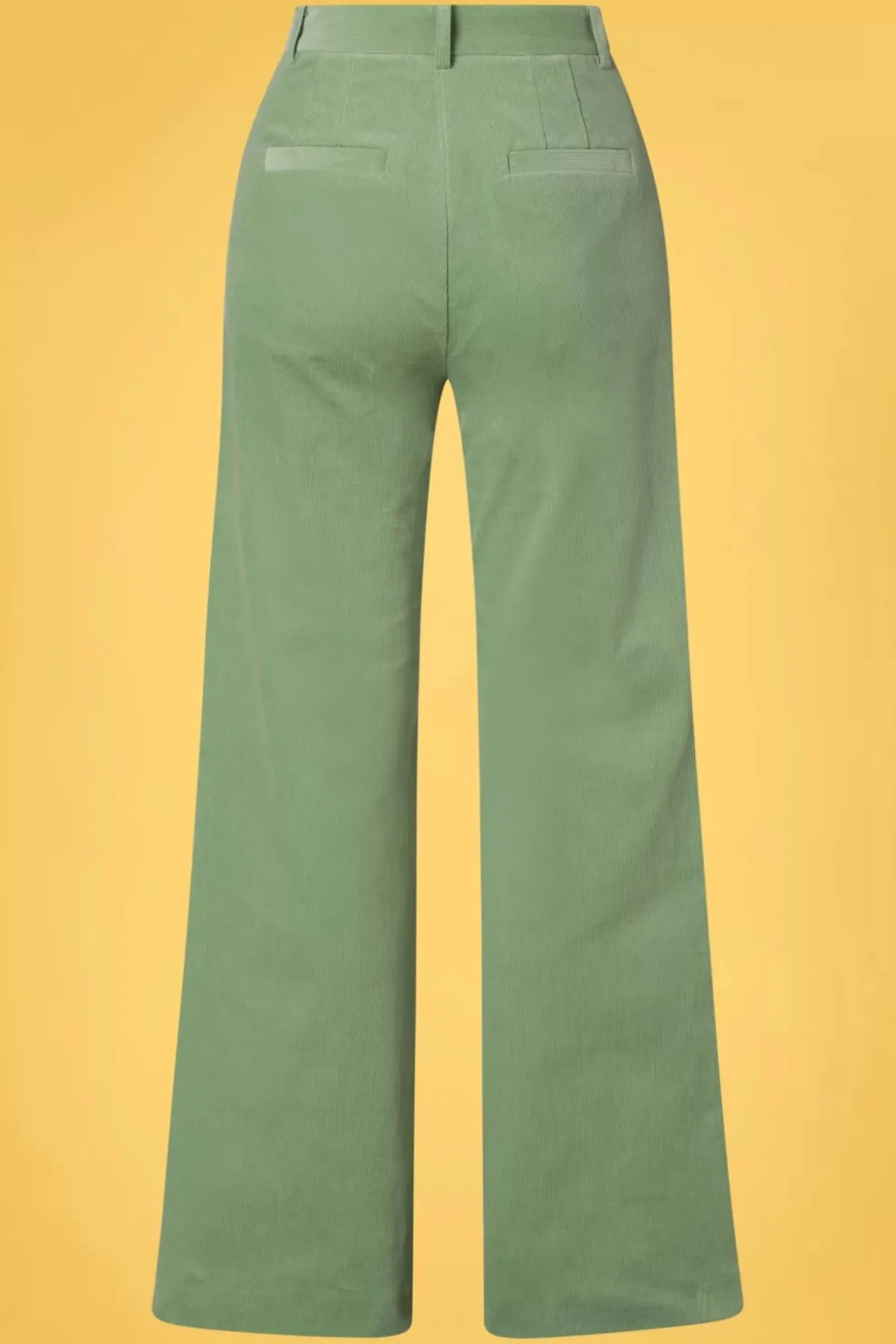 Marcie Babyrib Broek In Basilicumgroen