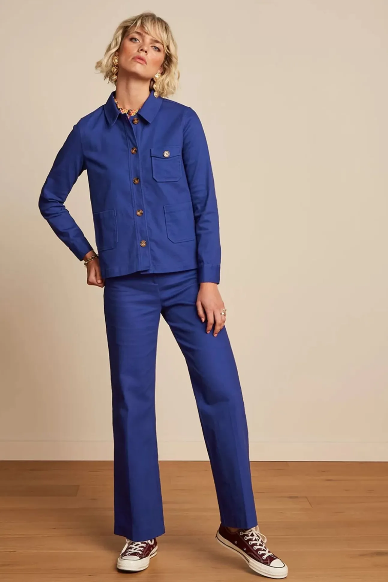 Marcie Broek Sturdy In Dazzling Blauw