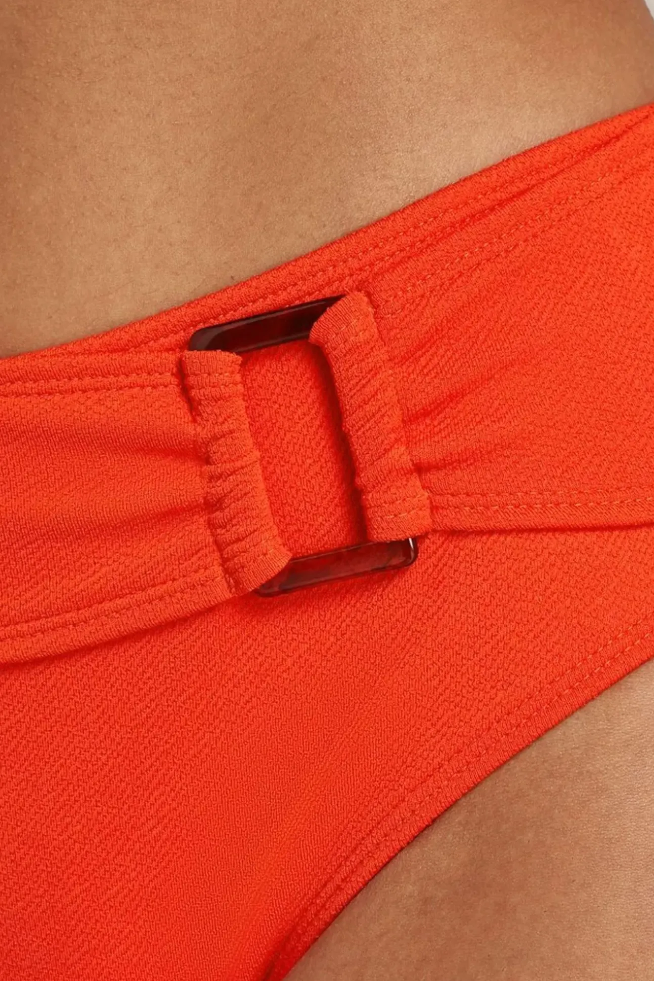 Mid Waist Bikinibroekje In Zomers Rood